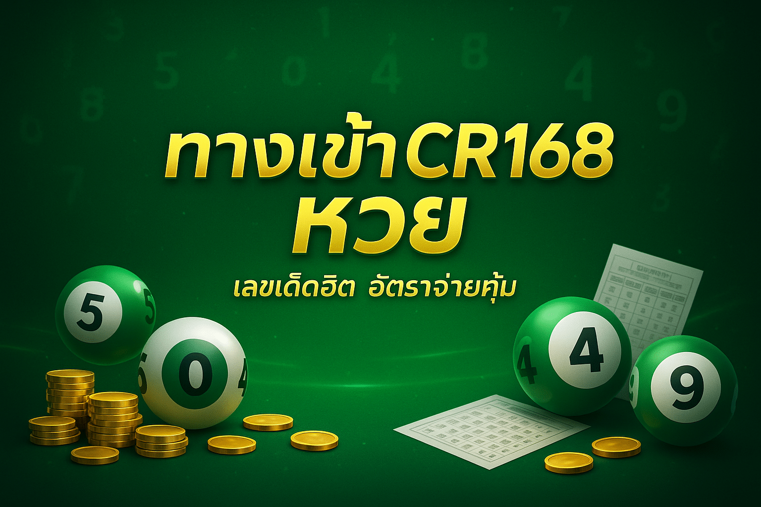 ทางเข้า CR168 หวย